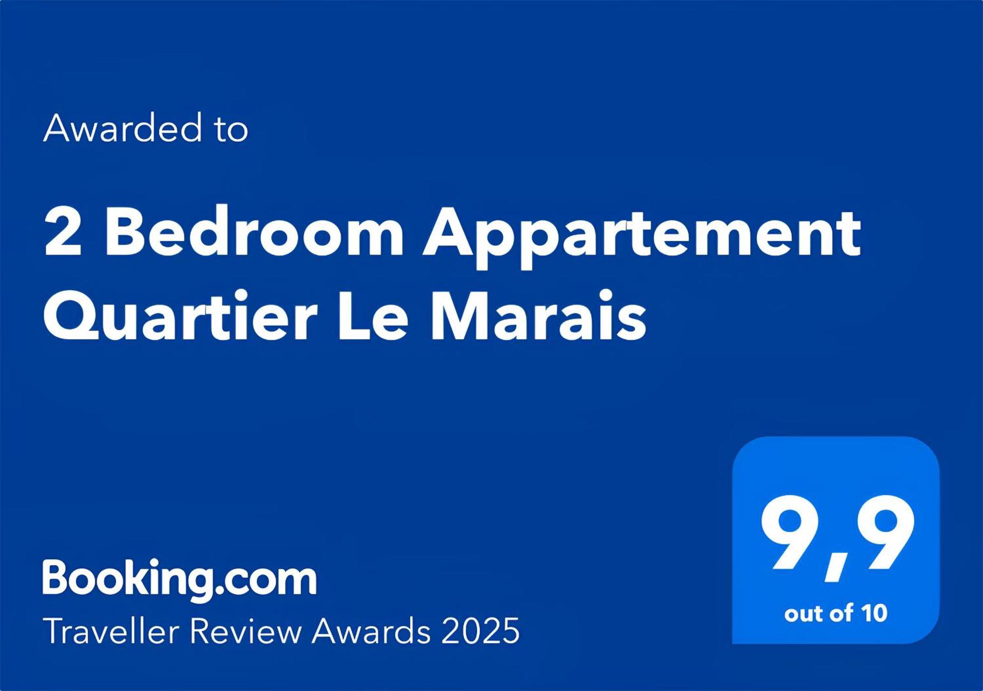 2 Bedroom Appartement Quartier Le Marais Free Netflix Parigi Esterno foto