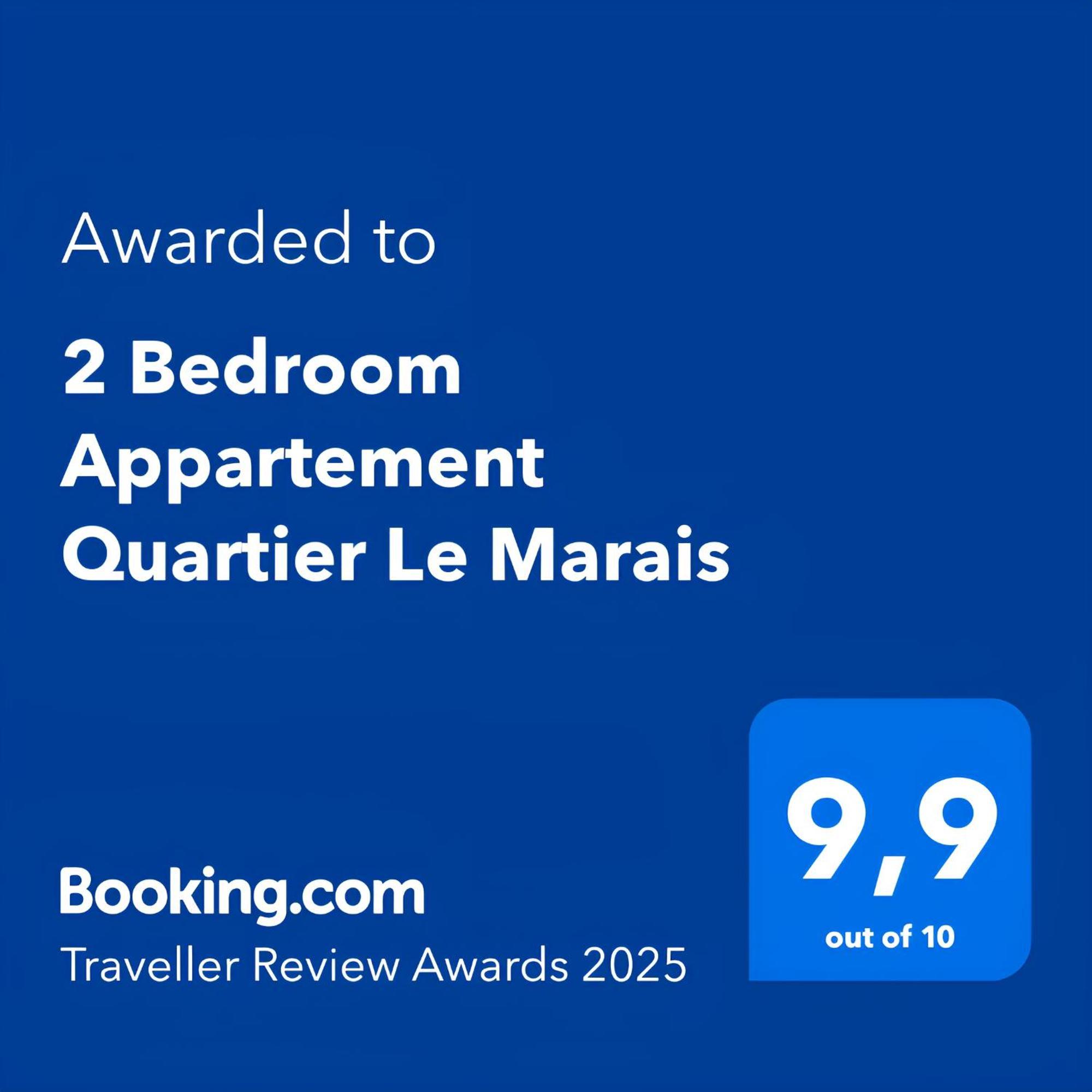 2 Bedroom Appartement Quartier Le Marais Free Netflix Parigi Esterno foto